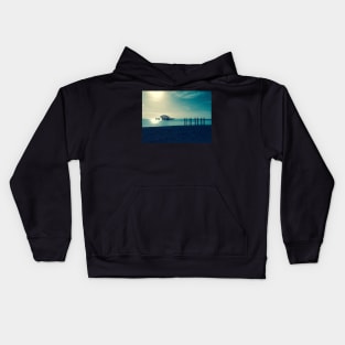 West Pier Landscape Kids Hoodie